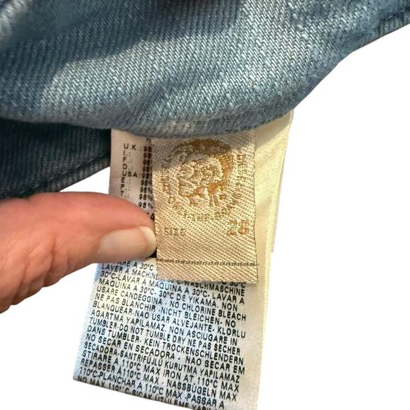 Diesel Womens jeans, Magic, light wash, stretch, low-rise, skinny, 28x34 - Picture 6 of 9